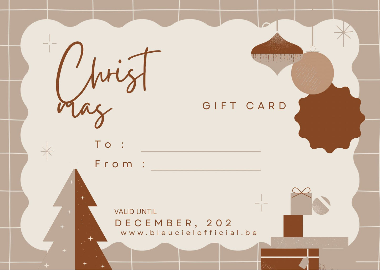 CHRISTMAS GIFTCARD