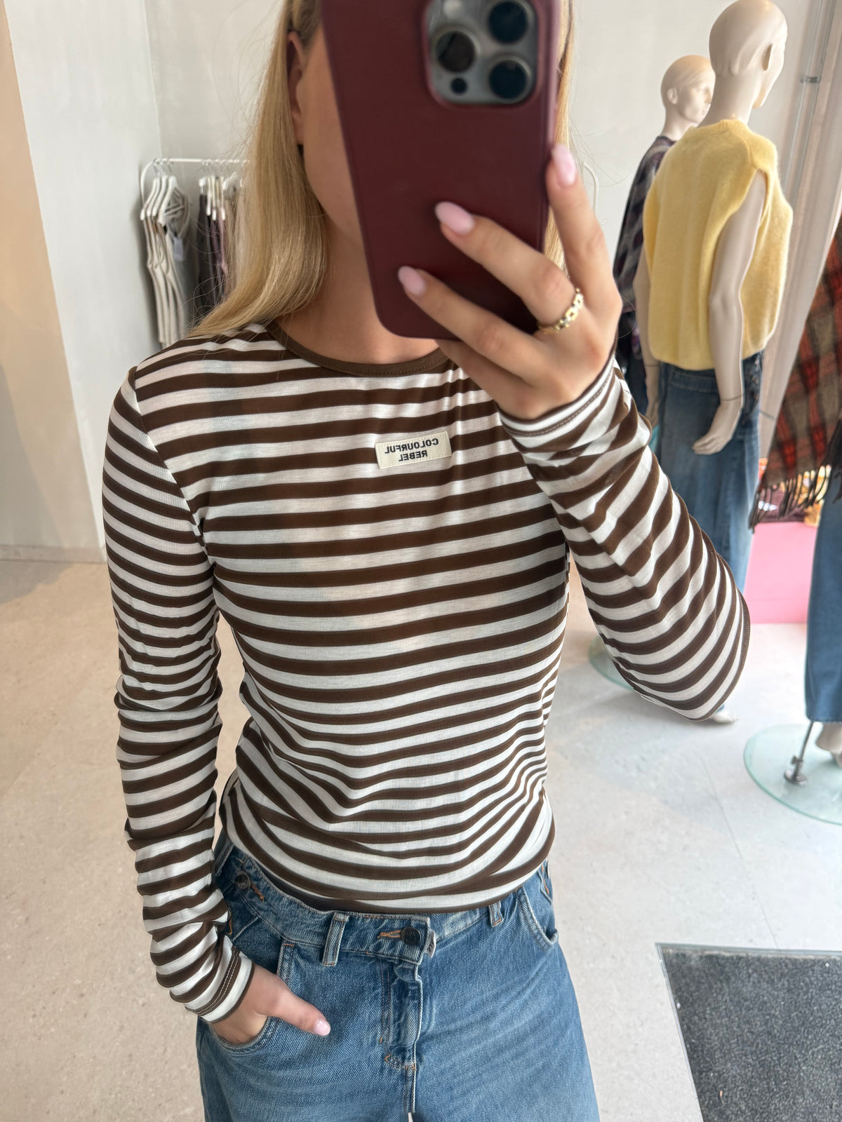 Juna Stripe Roundneck Top