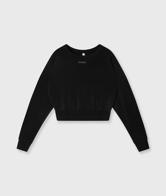 Soft Scuba Cropped Sweater