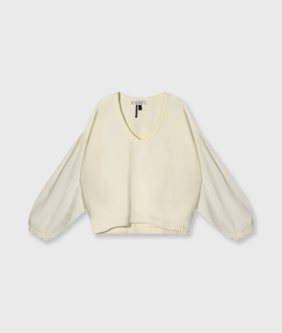 Puffed Sleeve Sweater