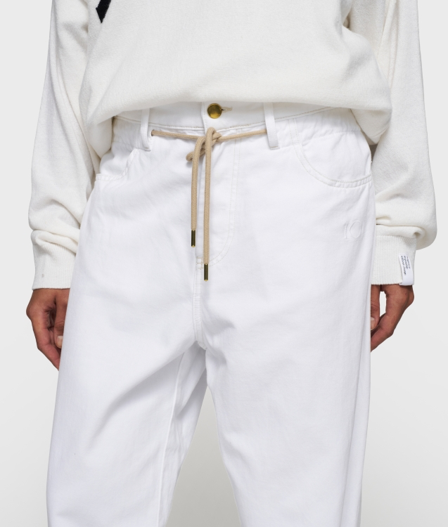 Straight Leg Pants Twill
