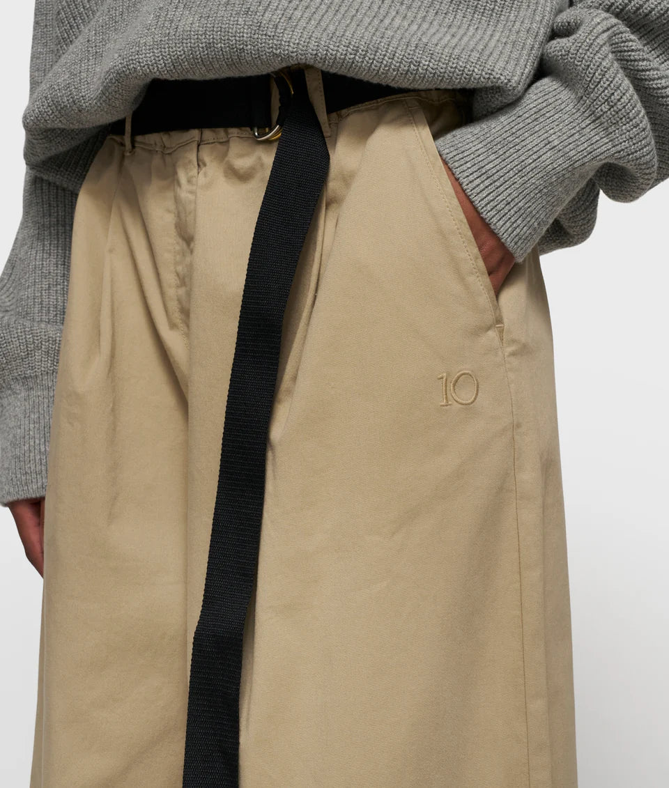 Wide Pants Twill