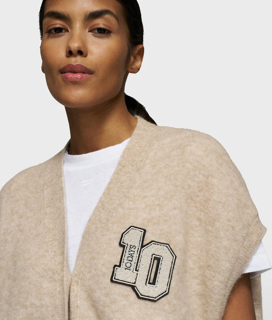 Soft V-Neck Knit Gilet