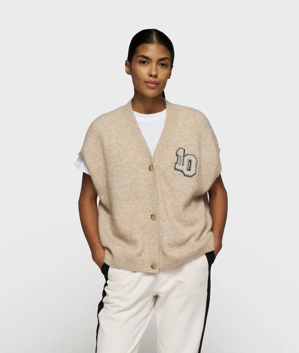Soft V-Neck Knit Gilet