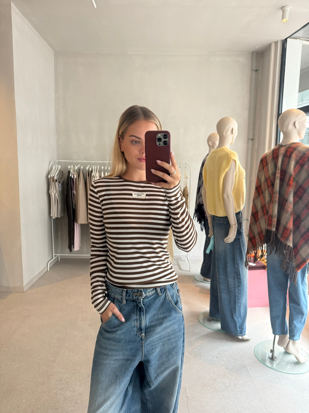 Juna Stripe Roundneck Top