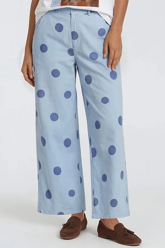 Polka Blue Pants