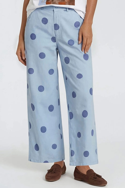 Polka Blue Pants